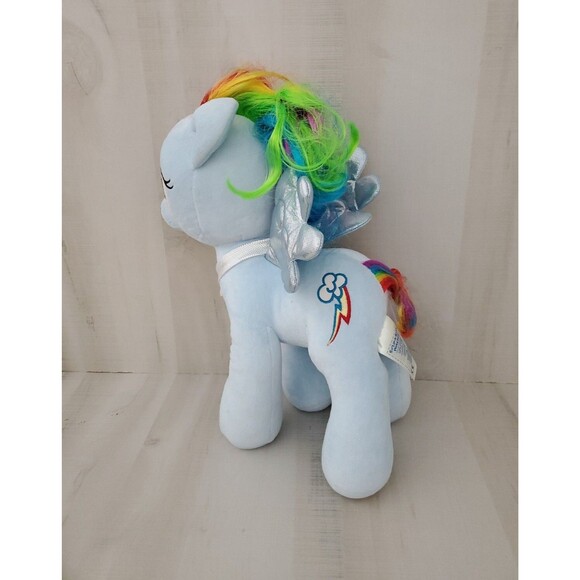 Build A Bear My Little Pony Stuffed Plush Princess Rainbow Dash Blue Pegasus 16" - Picture 3 of 5